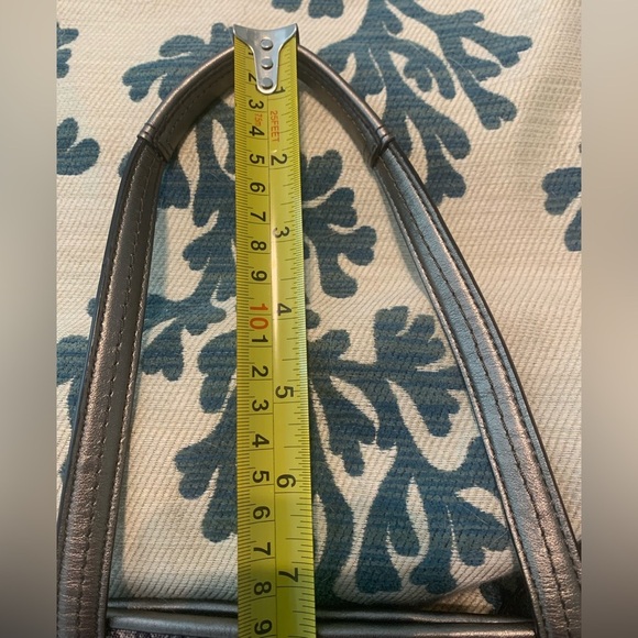 Coach Taylor Snake Alexis Tote Carryall Shoulder Bag Leather Trim New F26034 - Picture 12 of 16